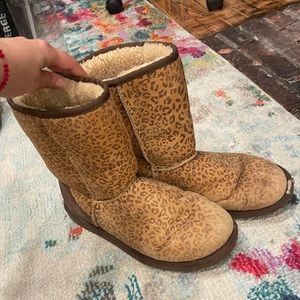 Cheetah Short Ugg Boots